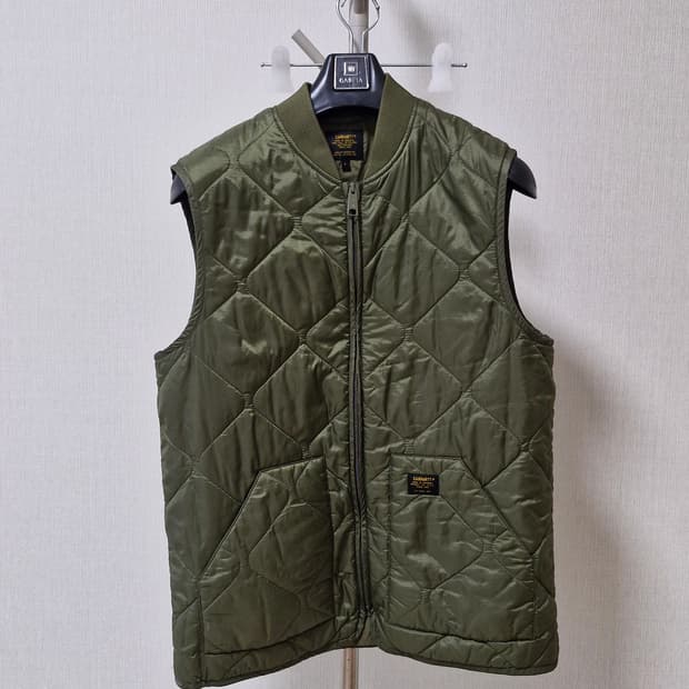 칼하트 퀼팅 조끼 올리브 Carhartt Vest L