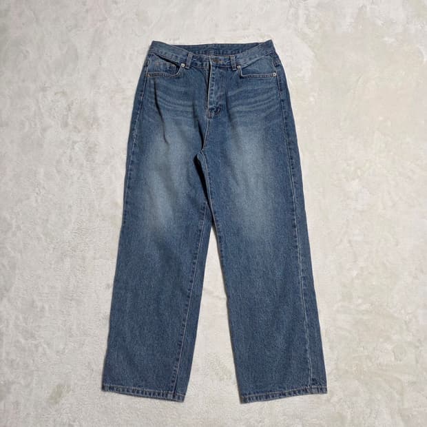 (L)여성 OH YEAH 배기핏 데님 팬츠 