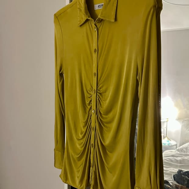 Moschino 모스키노 롱슬리브 셔링셔츠 