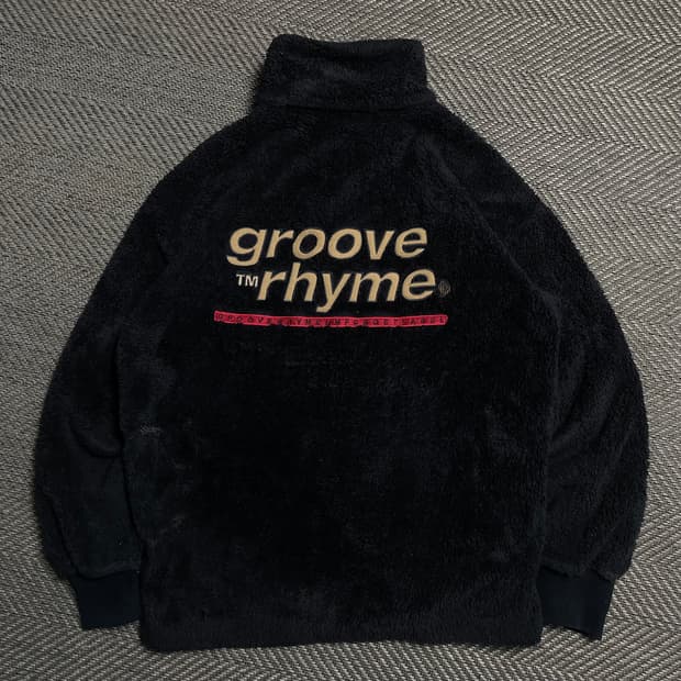 Groove Rhyme 하이넥 쉐르파 플리스 아노락 반집업o 5273