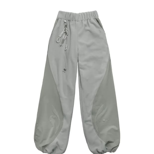 OJOS 오호스 엠보플리스팬츠 그레이