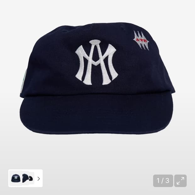 [새상품] 애프터매스 모자 네이비 팔아요 