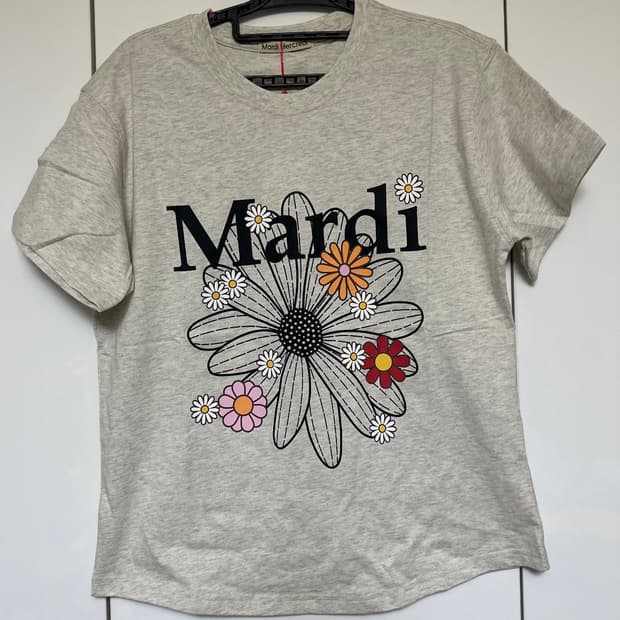 마르디 메크르디 플라워 반팔 티셔츠