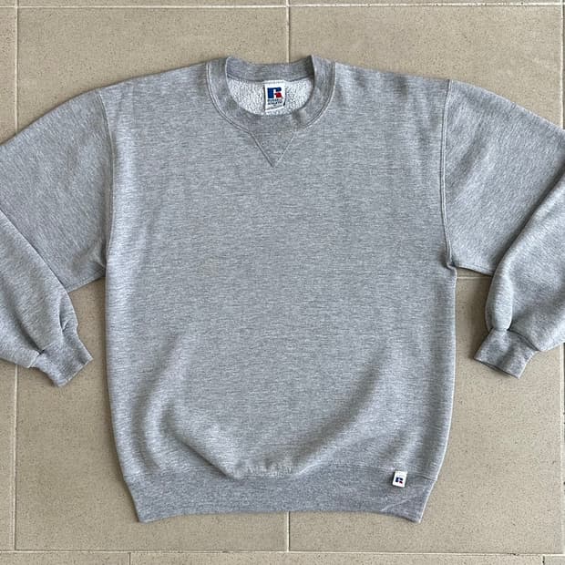 90s 빈티지 러셀 스웻셔츠 그레이 M USA