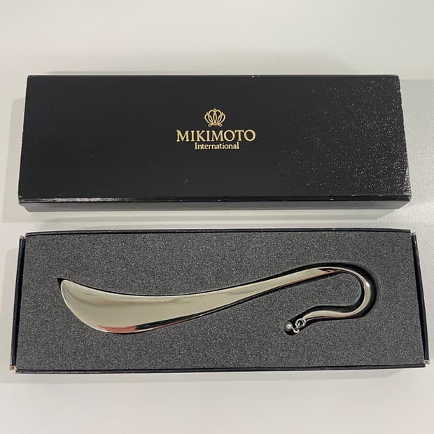 미키모토 펄 진주 장식 북마크 책갈피 MIKIMOTO
