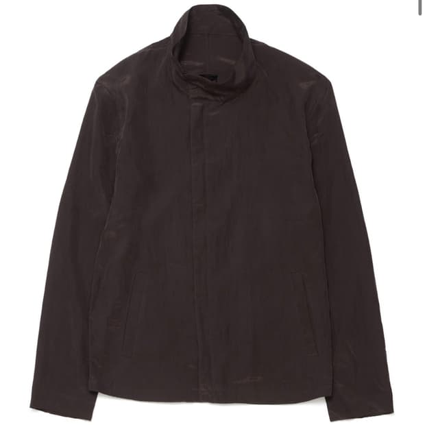 해칭룸 하이넥 셔켓 버건디