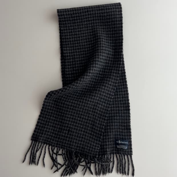 폴로 랄프로렌 깅엄 체크 머플러