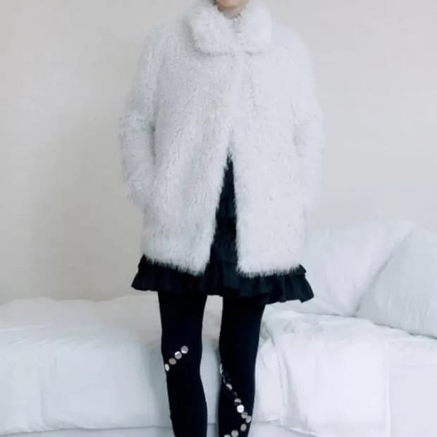 시눈 퍼자켓 크림