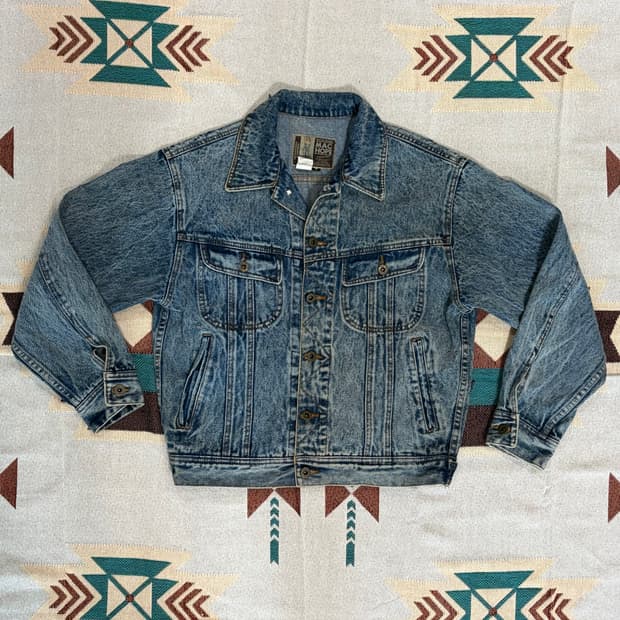 90s 맥호프 웨스터너 크롭 데님자켓