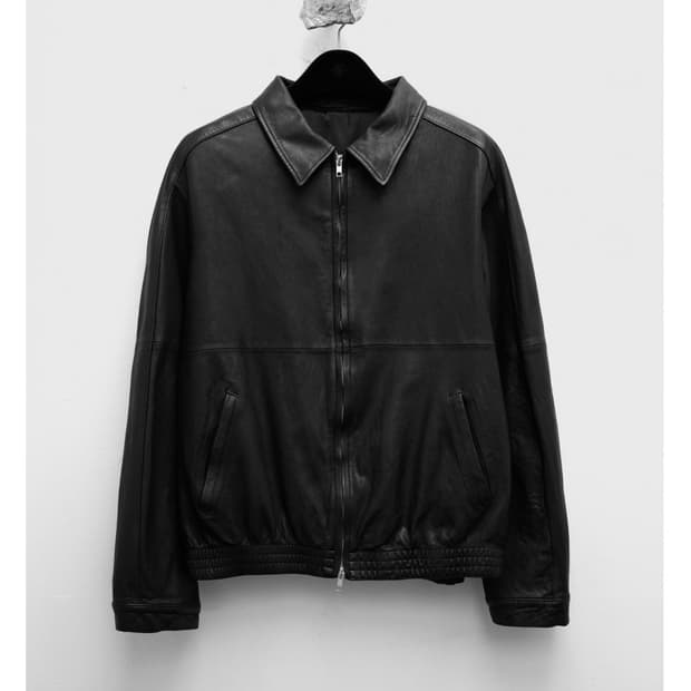 (S)유스 워시드 레더 블루종