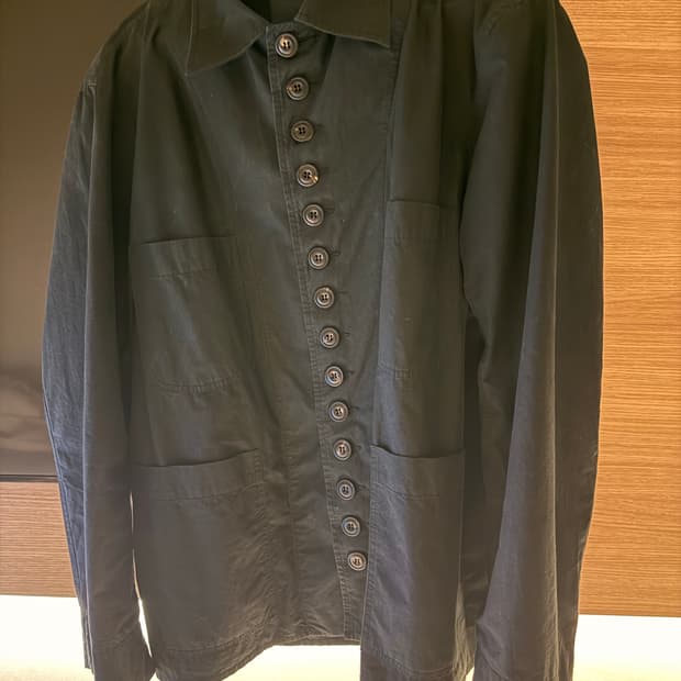 스켈튼 셔츠 자켓