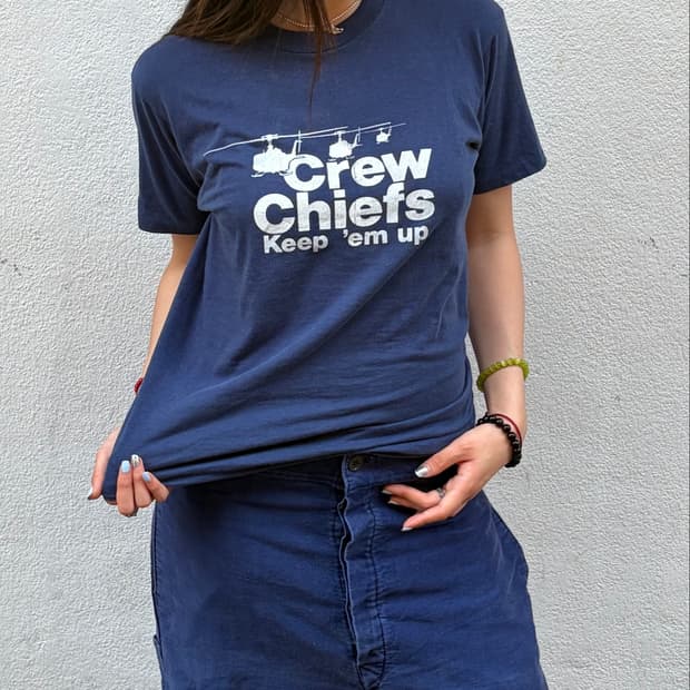 80s Hanes Fifty-Fifty Crew Chiefs USA 빈티