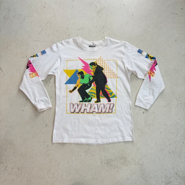 WHAM! 오피셜 빈티지 롱슬리브 M