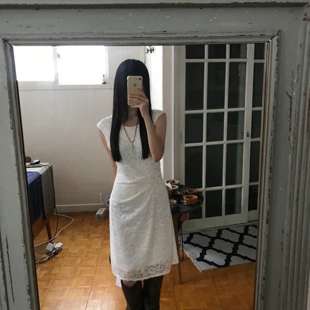 vintage lace one-piece