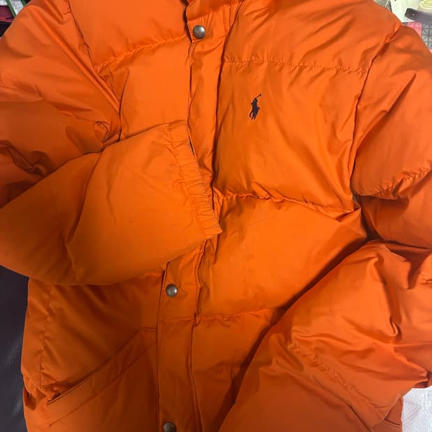 폴로랄프로렌 오렌지패딩