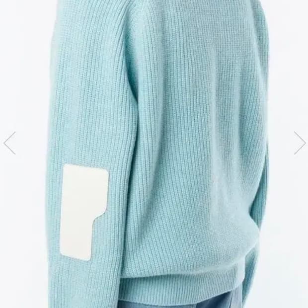 [5회 미만착]이얼즈어고 스카이블루 메리노 니트 스카이블루 L