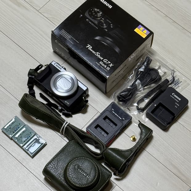 캐논 g7x mark3 디지털카메라 하이엔드카메라 블랙실버