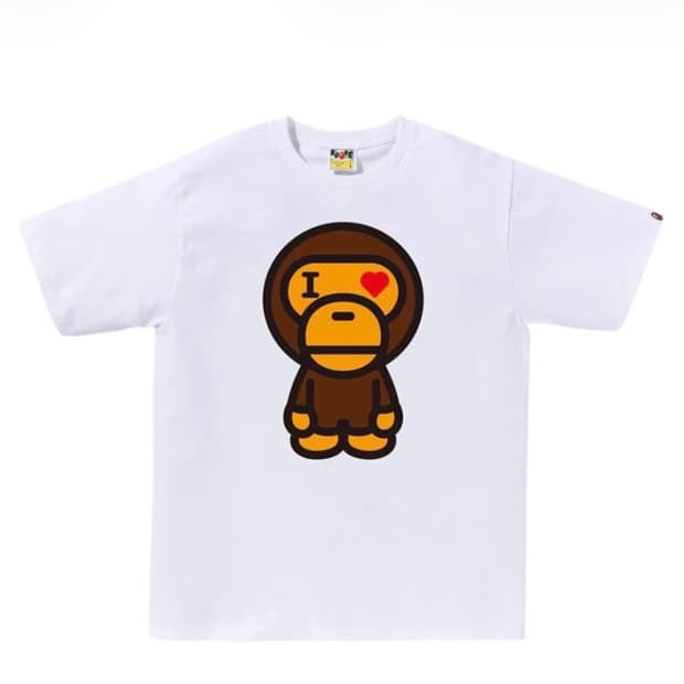 베이프 하트 베이비 마일로 반팔티