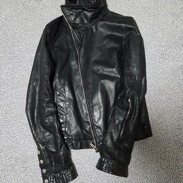 (삽니다) 릭오웬스 하우바우스 몰리노 레더자켓 50사이즈