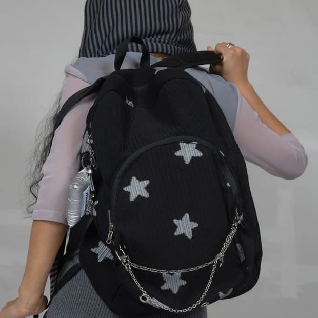 무음 네스트 백팩 + 체인 세트 