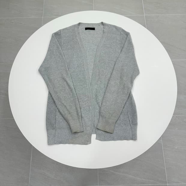 AllSaints 올세인츠 그레이 브이넥 니트 가디건 m 95