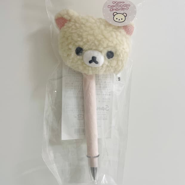 코리락쿠마 모코모코 인형 볼펜 