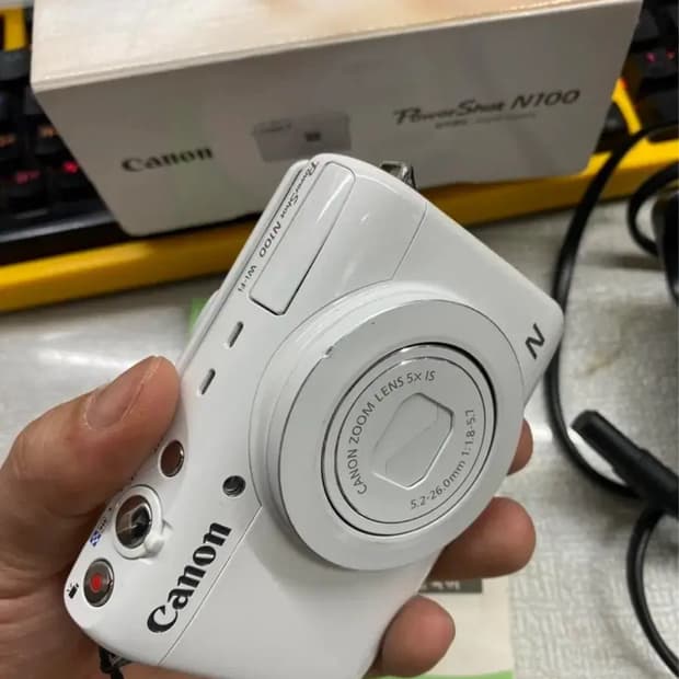 캐논파워샷N100 powershot CANON디카 카메라 플박스 구성품