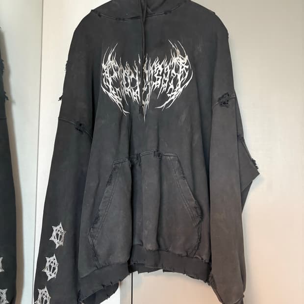 프로젝트gr 메탈릭로고 후드 1사이즈