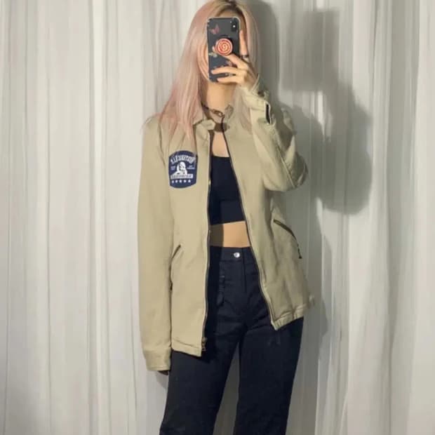 히스테릭 글래머 빈티지 자켓