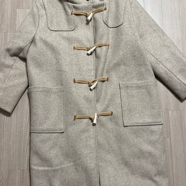 오버핏 후드 더플코트 떡볶이코트 코드