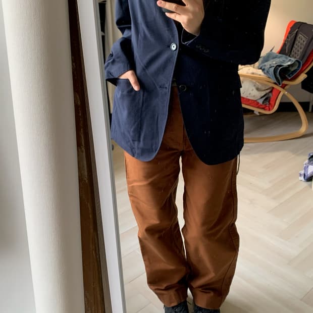 EDIFICE_light blazer (navy)