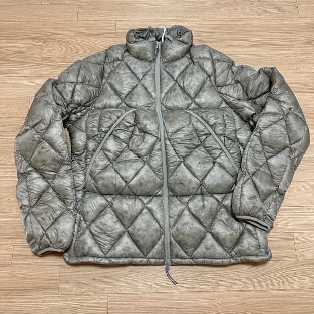 로아 하이킹 nuna 800필 파워 다운 자켓 실버 XL
