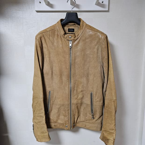 디젤 브라운 레더자켓