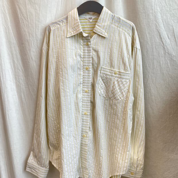 BLOUSE SALON 자수은사 셔츠(공용L)