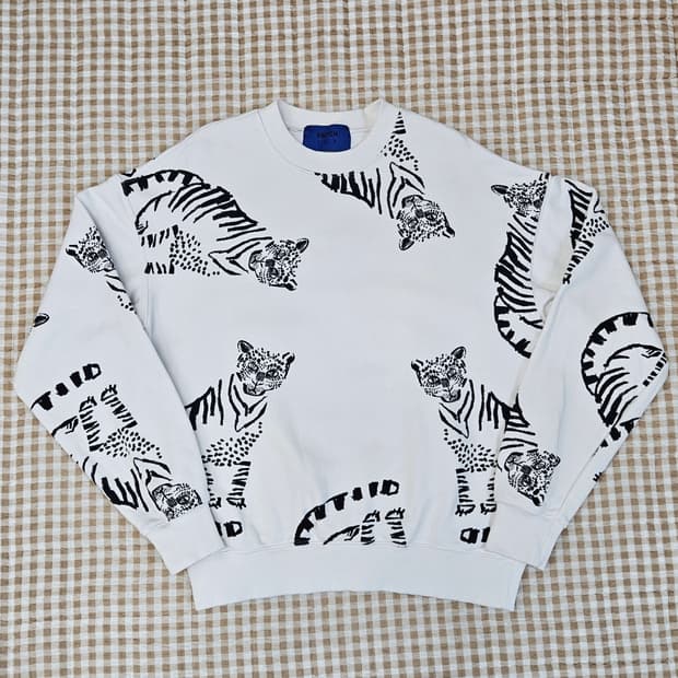 스위치123 오버핏 맨투맨 남자100