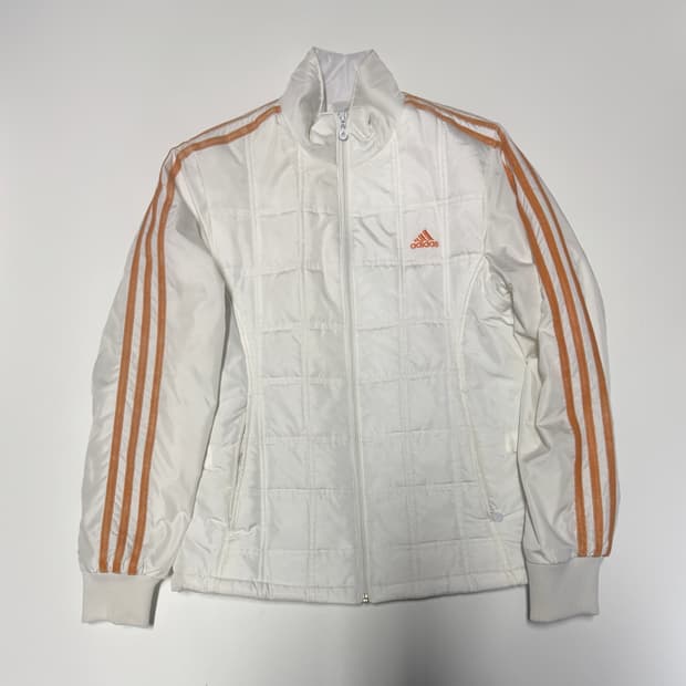 희귀! 여성 아디다스 패티드 퀄팅 경량 패딩 자켓 S