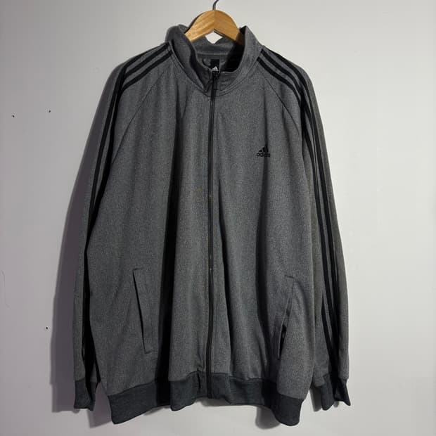 아디다스 빈티지 그레이 트랙 자켓