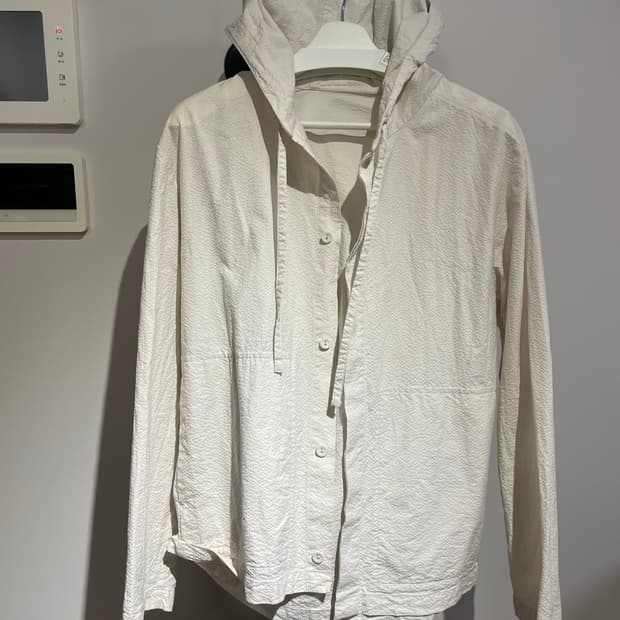 cos 코스 시어서커 후드 자켓