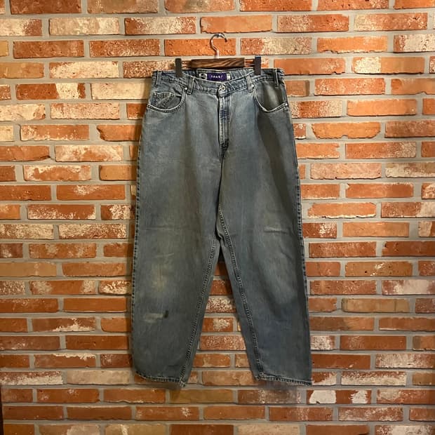 90s USA 빈티지 리바이스 실버탭 배기핏 데님 팬츠