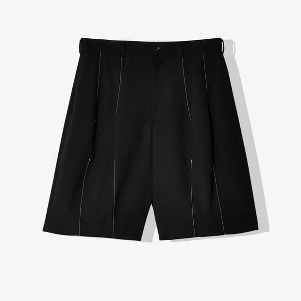 BLACK Comme des garcons Tailored Shorts