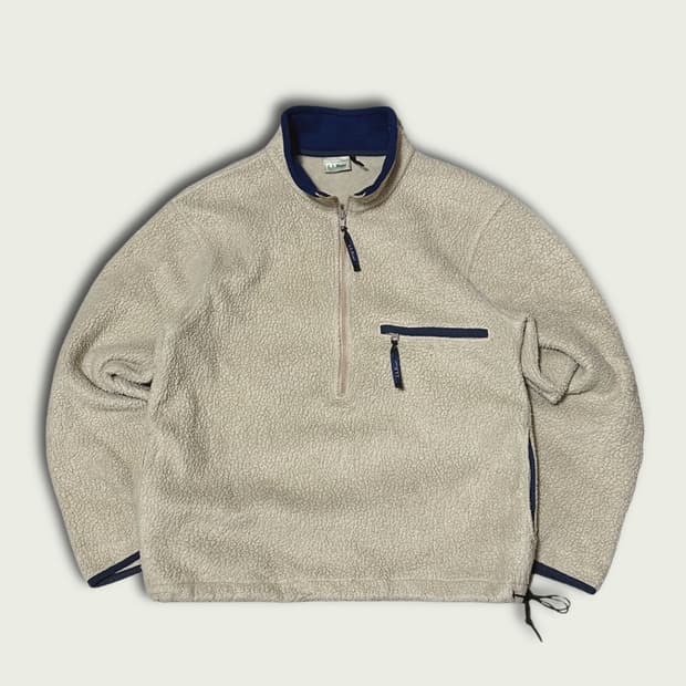 80's LLBean 딥파일 플리스