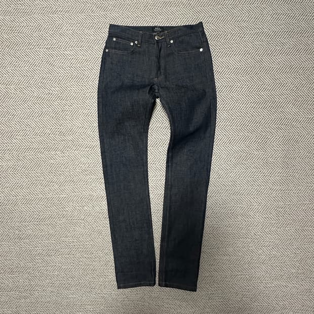 APC denim pants selvedge jeans