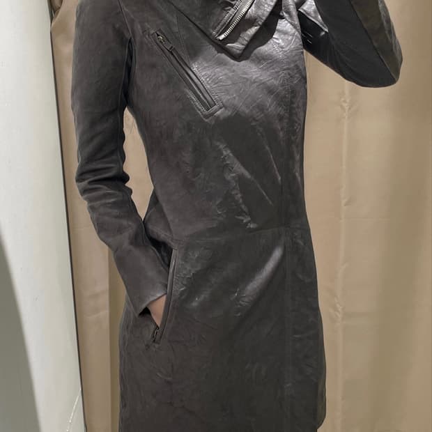 릭오웬스 Rick Owens 13FW 락 펑크 양가죽 코트 PN8942