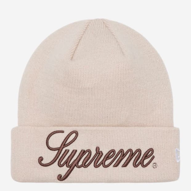 슈프림 뉴에라 스크립트 비니 스톤