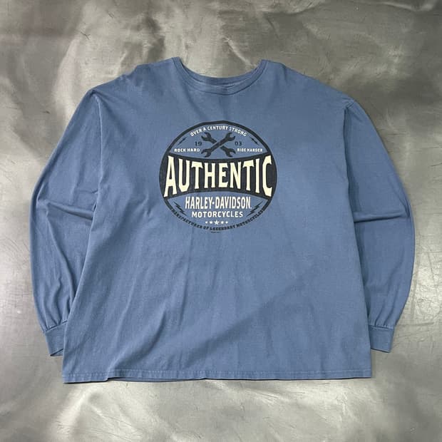  할리데이비슨 프린틴 롱슬리브 y14729
