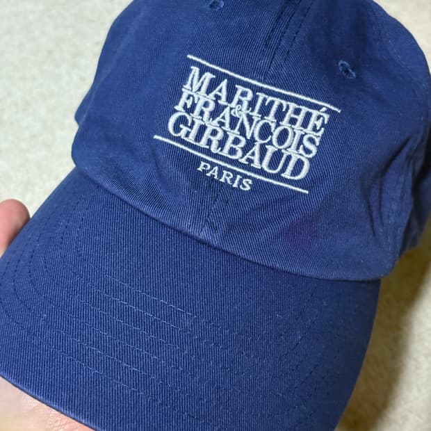 마리떼 프랑소와 저버 클래식 로고 볼캡 네이비