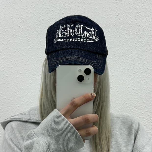 본더치 y2k 데님 볼캡