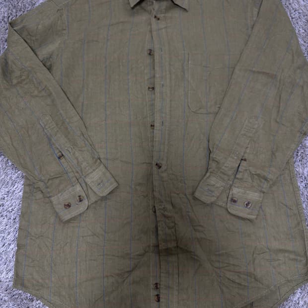 일제 AQUASCUTUM 체크 셔츠 사이즈 105