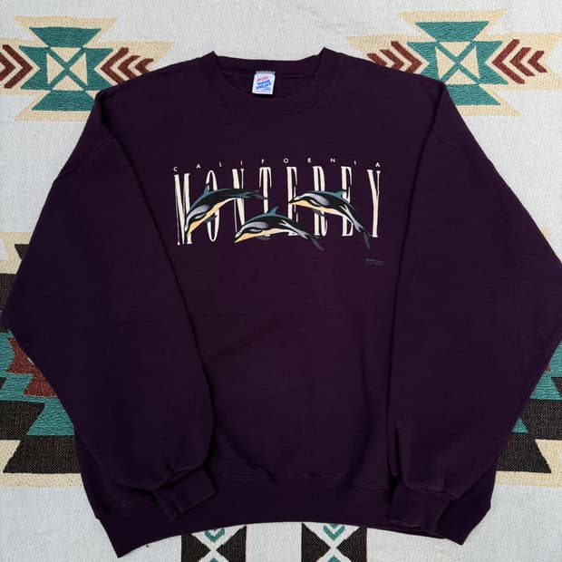 USA🇺🇸 JERZEES Monterey 돌고래 스웻 XXL