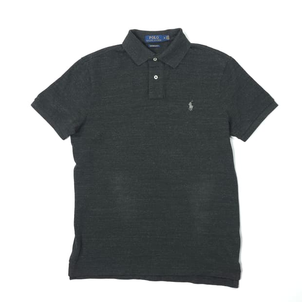 폴로 랄프로렌 클래식슬림핏 코튼 반팔카라티 그레이 (M)